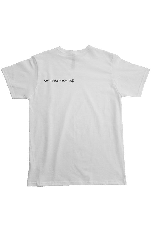 "fill in the blank" tee - white
