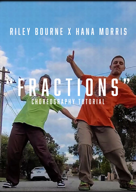 "Fractions" Choreography Tutorial | Riley Bourne X Hana Morris